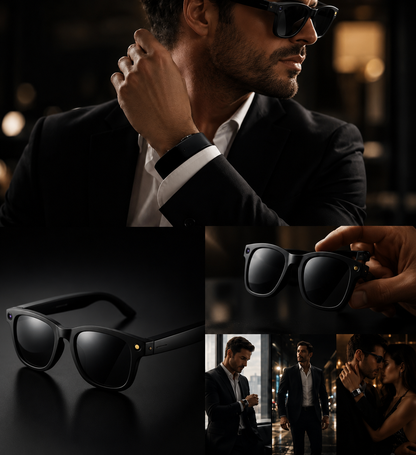 AI Camera Smart Glasses